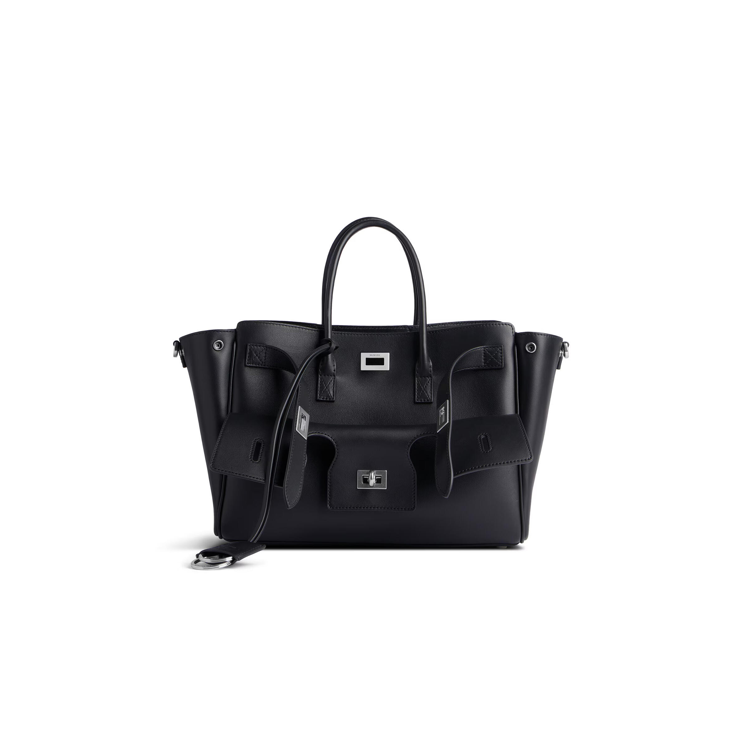 Ba1en*iaga women''s bel air carry all bag small in black 8356892abaw1000 (30*20*12cm)